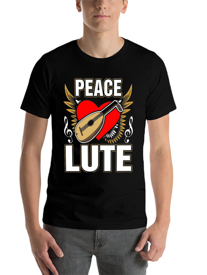 Peace Lute T-Shirt - Musical Harmony Tee