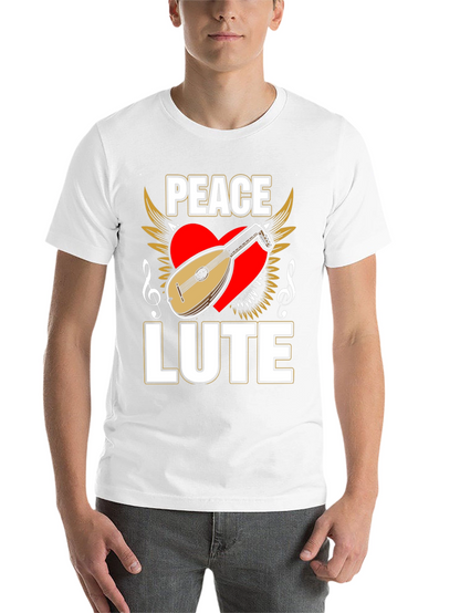 Peace Lute T-Shirt - Musical Harmony Tee