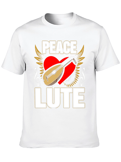 Peace Lute T-Shirt - Musical Harmony Tee