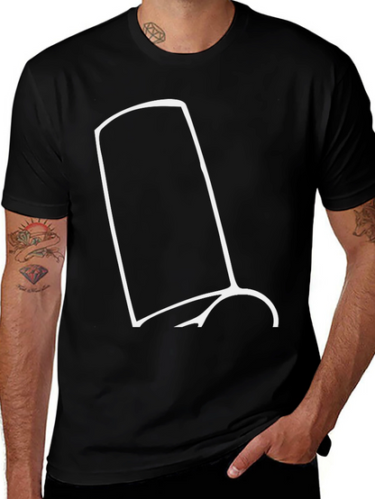 Chef Hat Graphic Black T-Shirt
