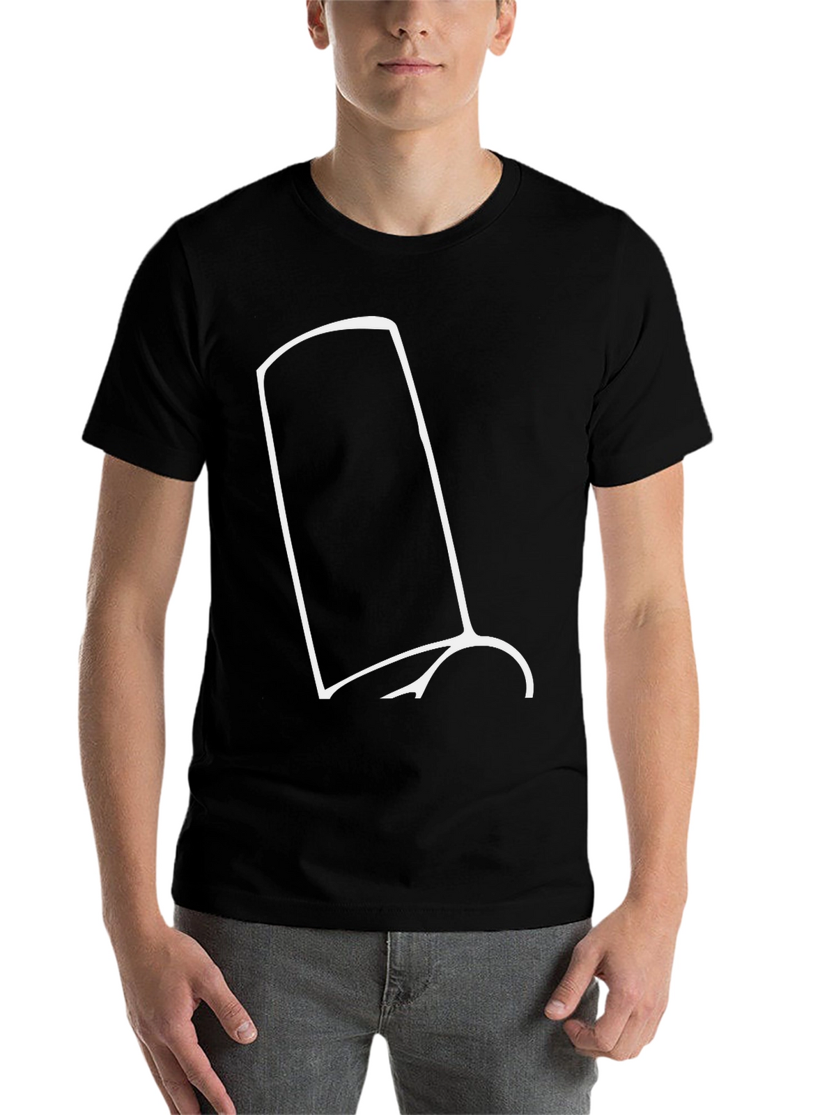 Chef Hat Graphic Black T-Shirt