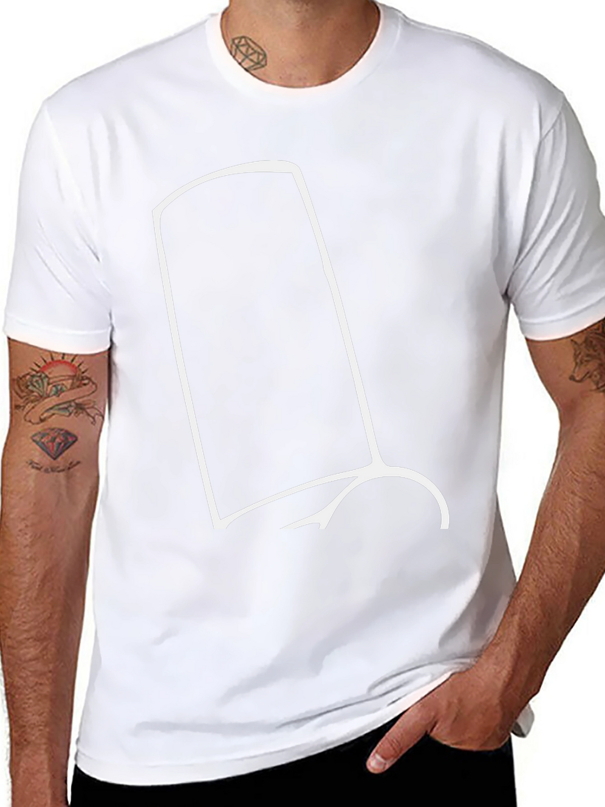 Chef Hat Graphic Black T-Shirt