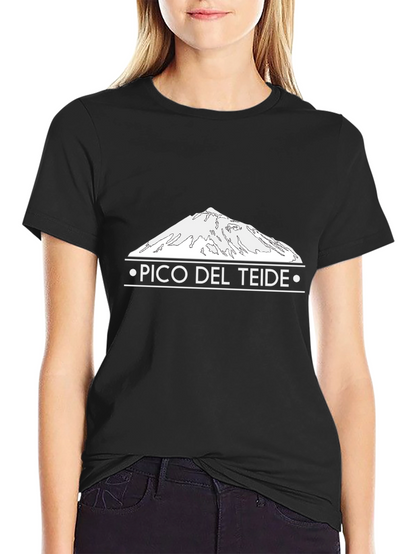 Pico Del Teide Mountain Graphic Tee