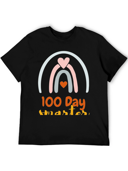 100 Days Smarter Rainbow Tee