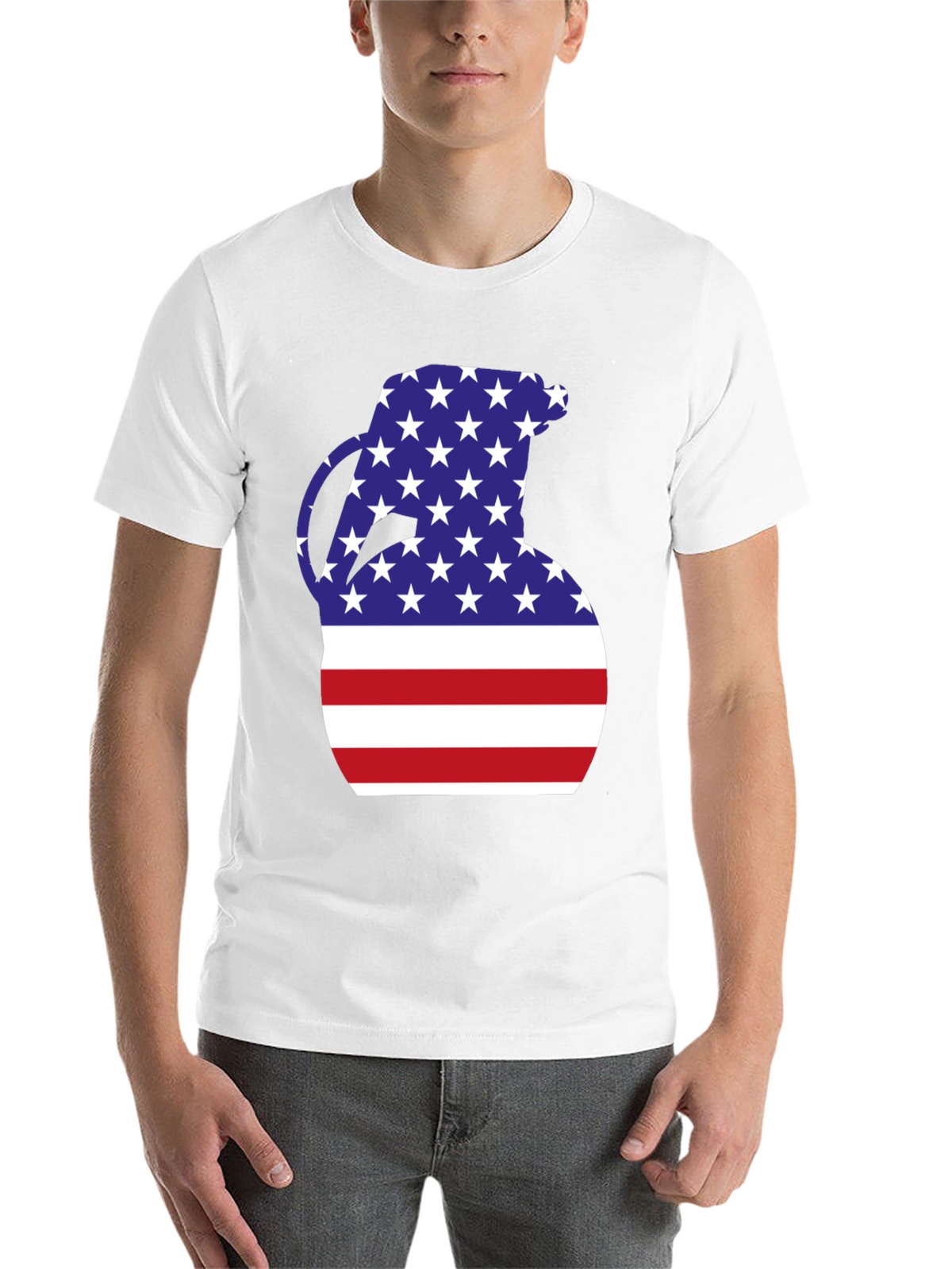American Flag Grenade T-Shirt