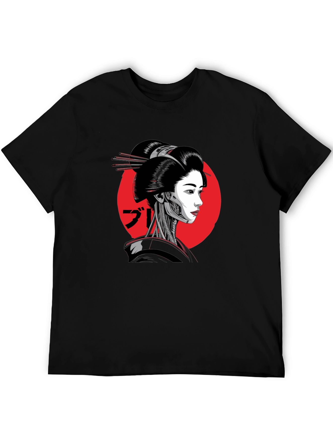 Cyber Geisha T-Shirt - Black