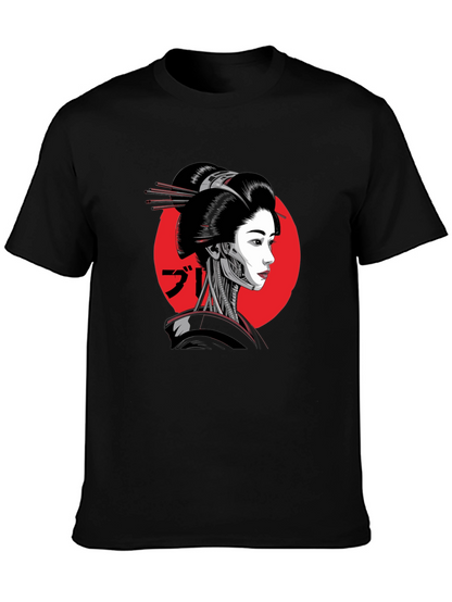 Cyber Geisha T-Shirt - Black