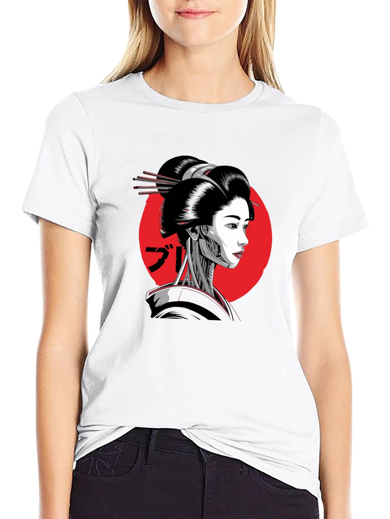 Cyber Geisha T-Shirt - Black