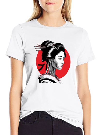 Cyber Geisha T-Shirt - Black