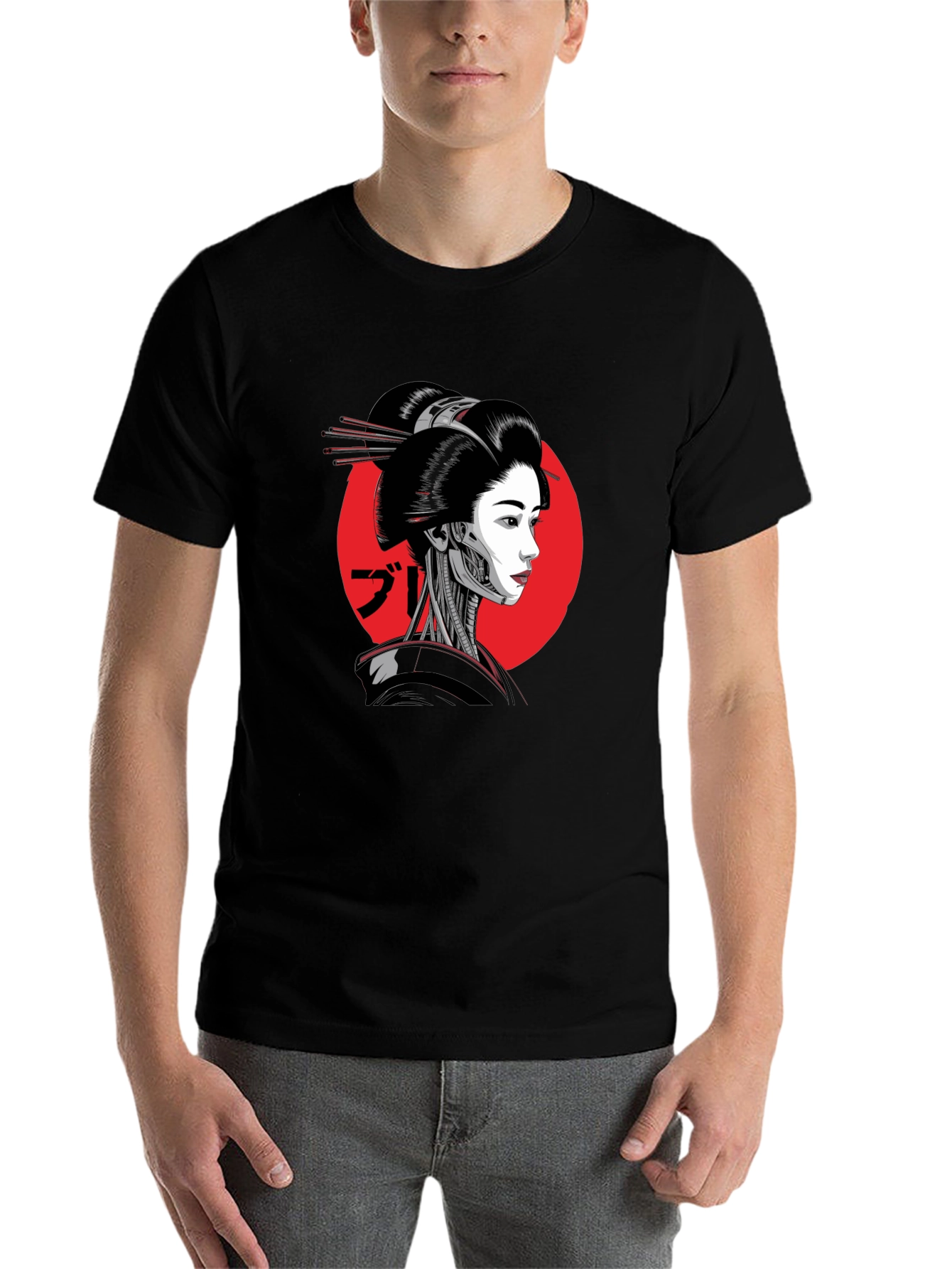 Cyber Geisha T-Shirt - Black