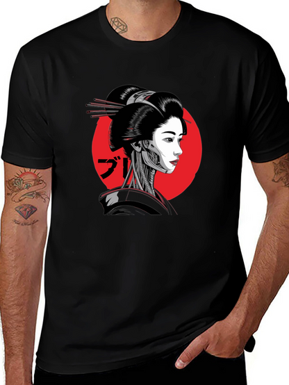 Cyber Geisha T-Shirt - Black