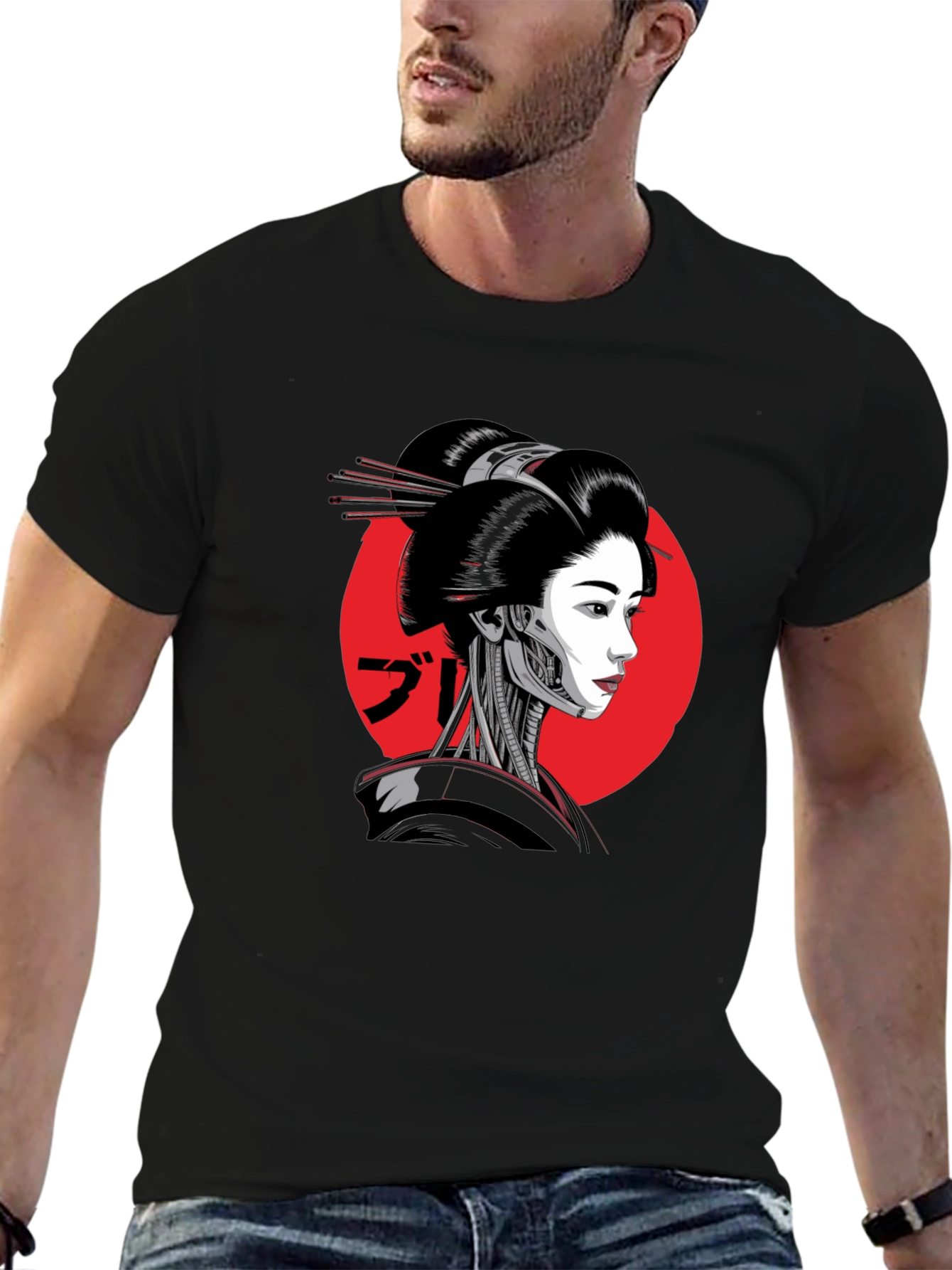 Cyber Geisha T-Shirt - Black