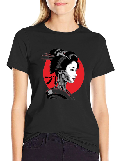Cyber Geisha T-Shirt - Black