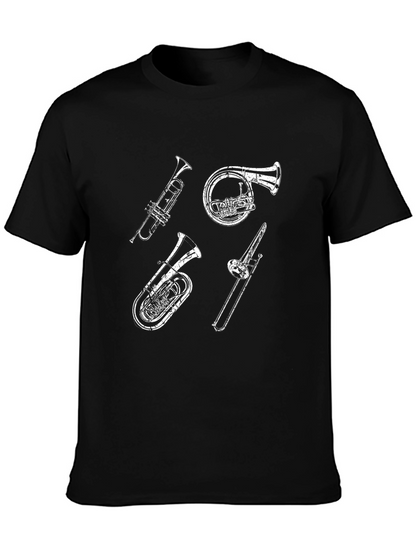 Musical Instruments Graphic Tee - Band Lovers Shirt