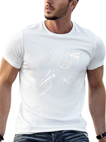 Musical Instruments Graphic Tee - Band Lovers Shirt