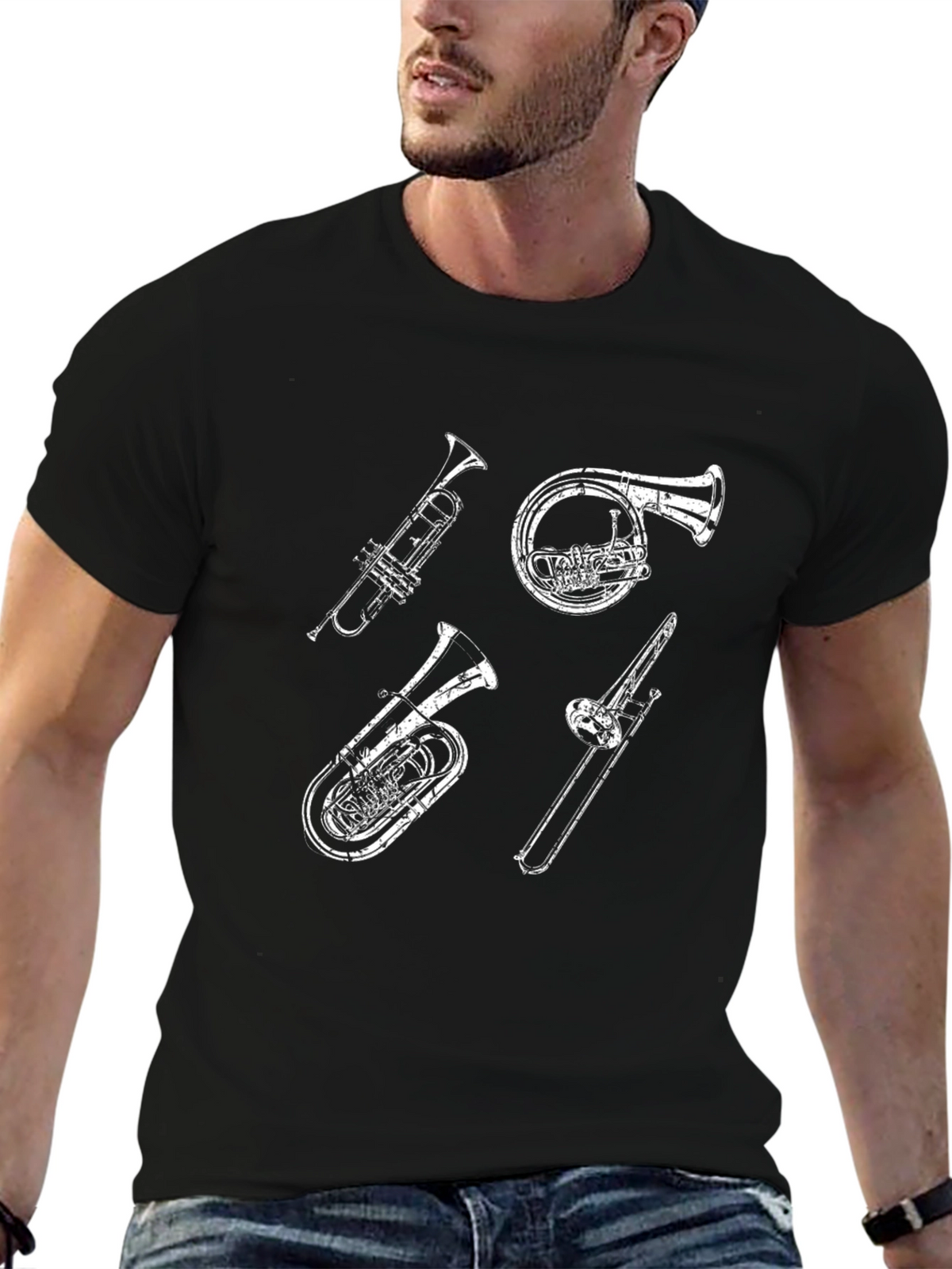 Musical Instruments Graphic Tee - Band Lovers Shirt