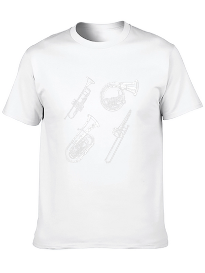 Musical Instruments Graphic Tee - Band Lovers Shirt