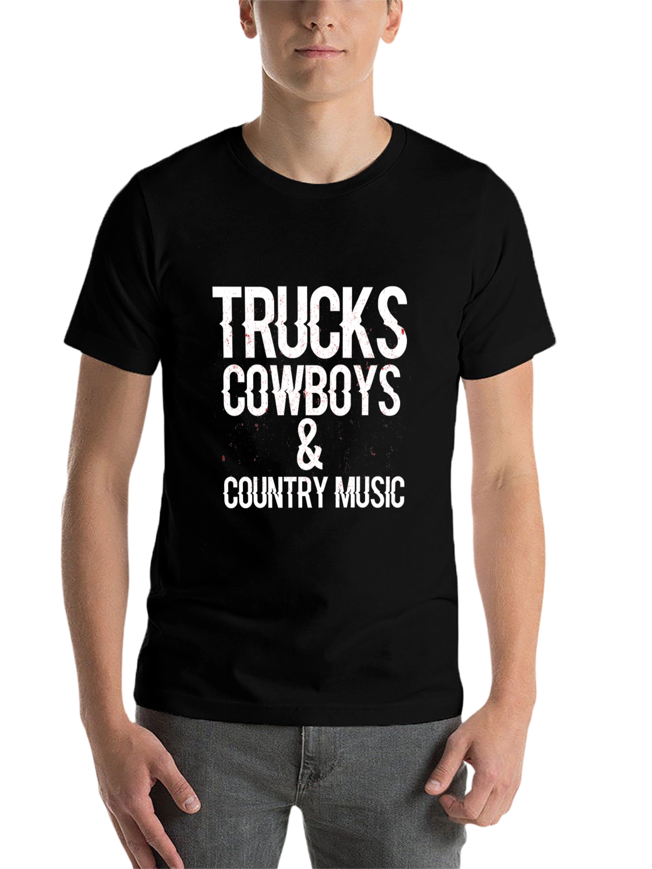 Trucks Cowboys & Country Music Graphic Tee