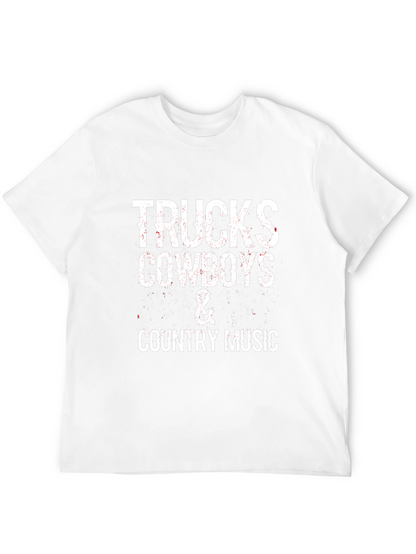 Trucks Cowboys & Country Music Graphic Tee