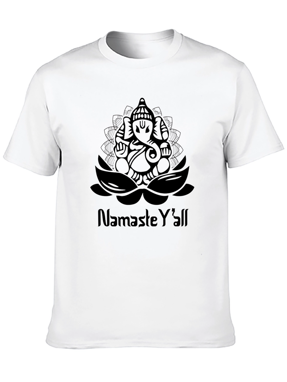 Namaste Yall Ganesha Graphic T-Shirt - Stylish Comfort