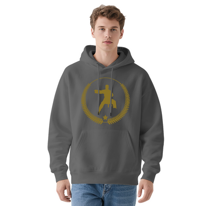 Golden Karate Martial Arts Laurel Wreath Hoodie, Mens Soft Sports Pullover
