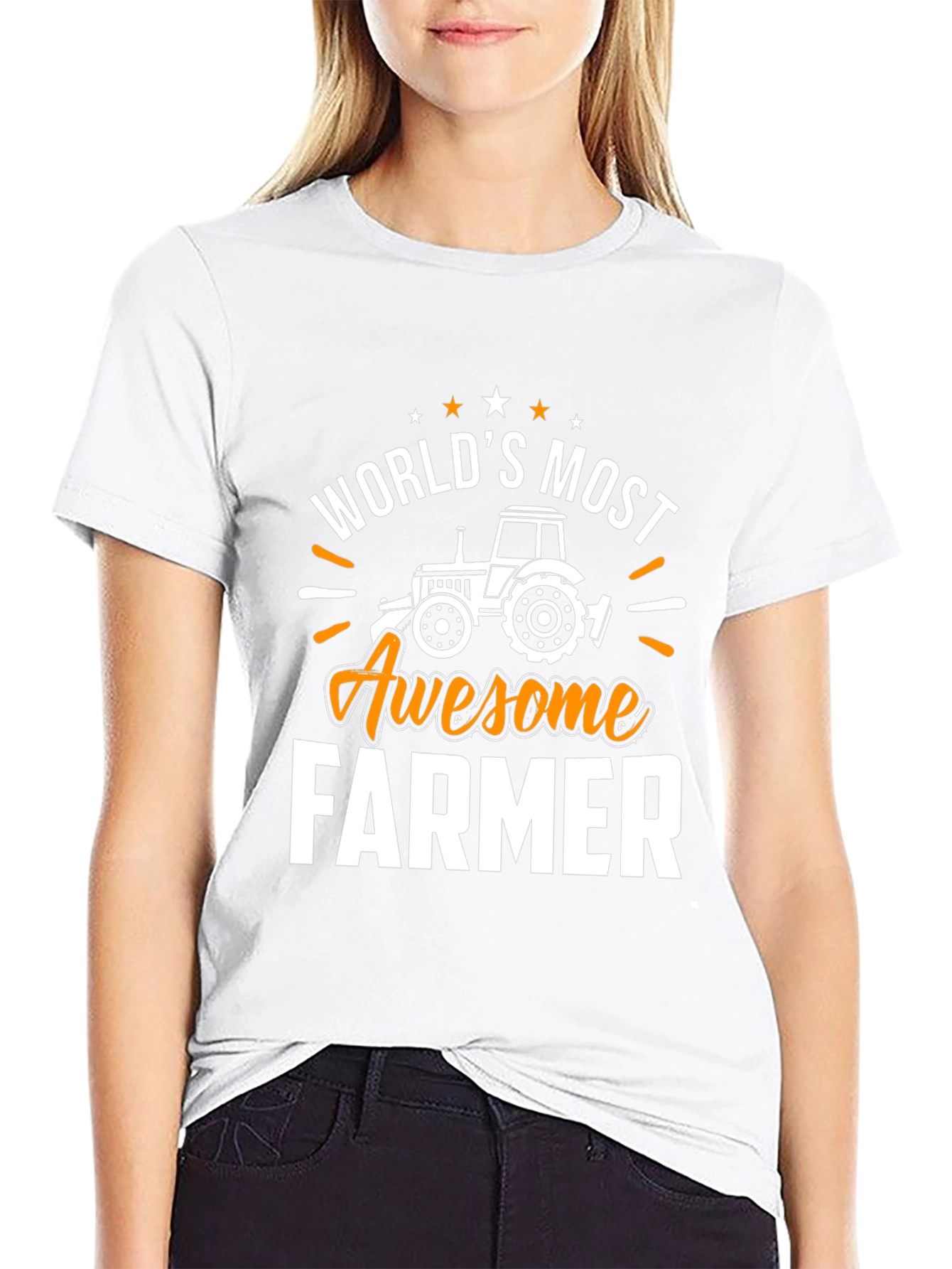 Worlds Most Awesome Farmer Graphic Tee