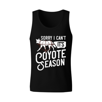 Sorry I Can't It's Coyote Season Hunting Tank Top
