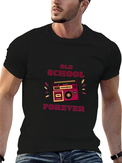 Retro Boombox Old School Forever T-Shirt