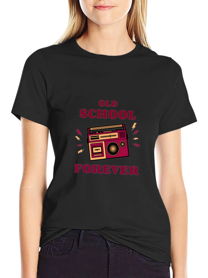 Retro Boombox Old School Forever T-Shirt
