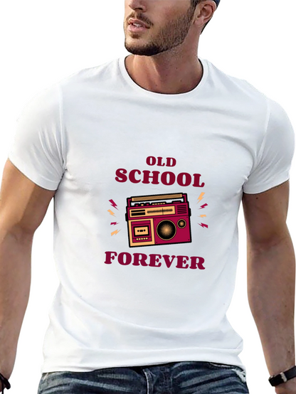Retro Boombox Old School Forever T-Shirt