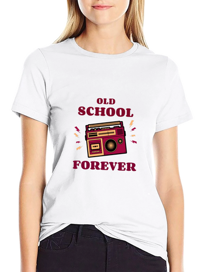 Retro Boombox Old School Forever T-Shirt