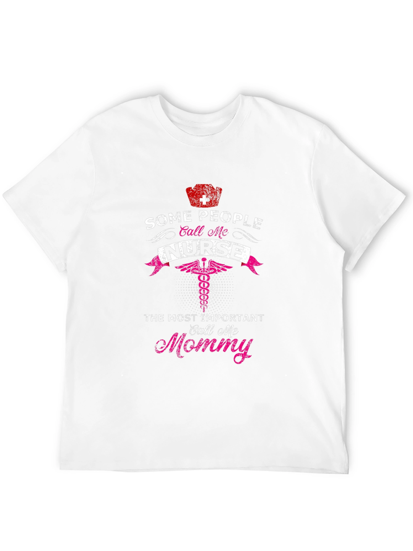 Nurse Mommy Graphic Tee - Black