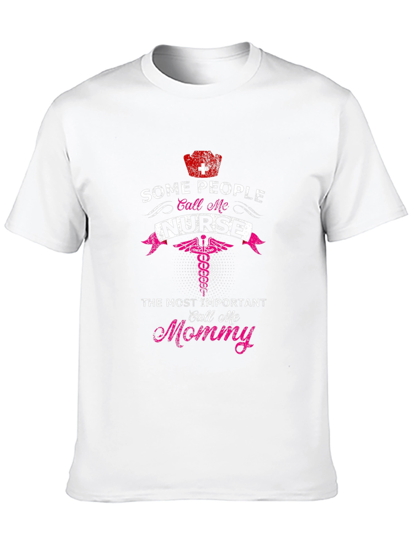 Nurse Mommy Graphic Tee - Black