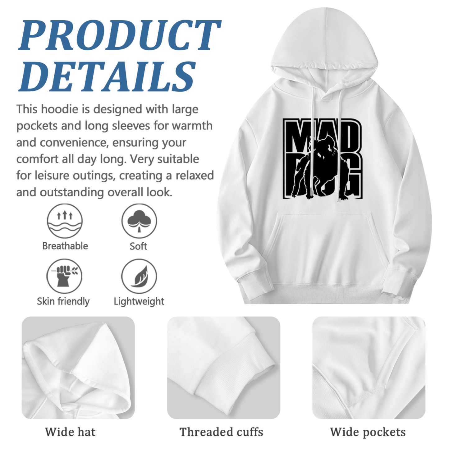 Golden Ratio Fibonacci Spiral Minimal Math Hoodie