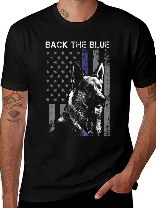Back the Blue Dog T-Shirt