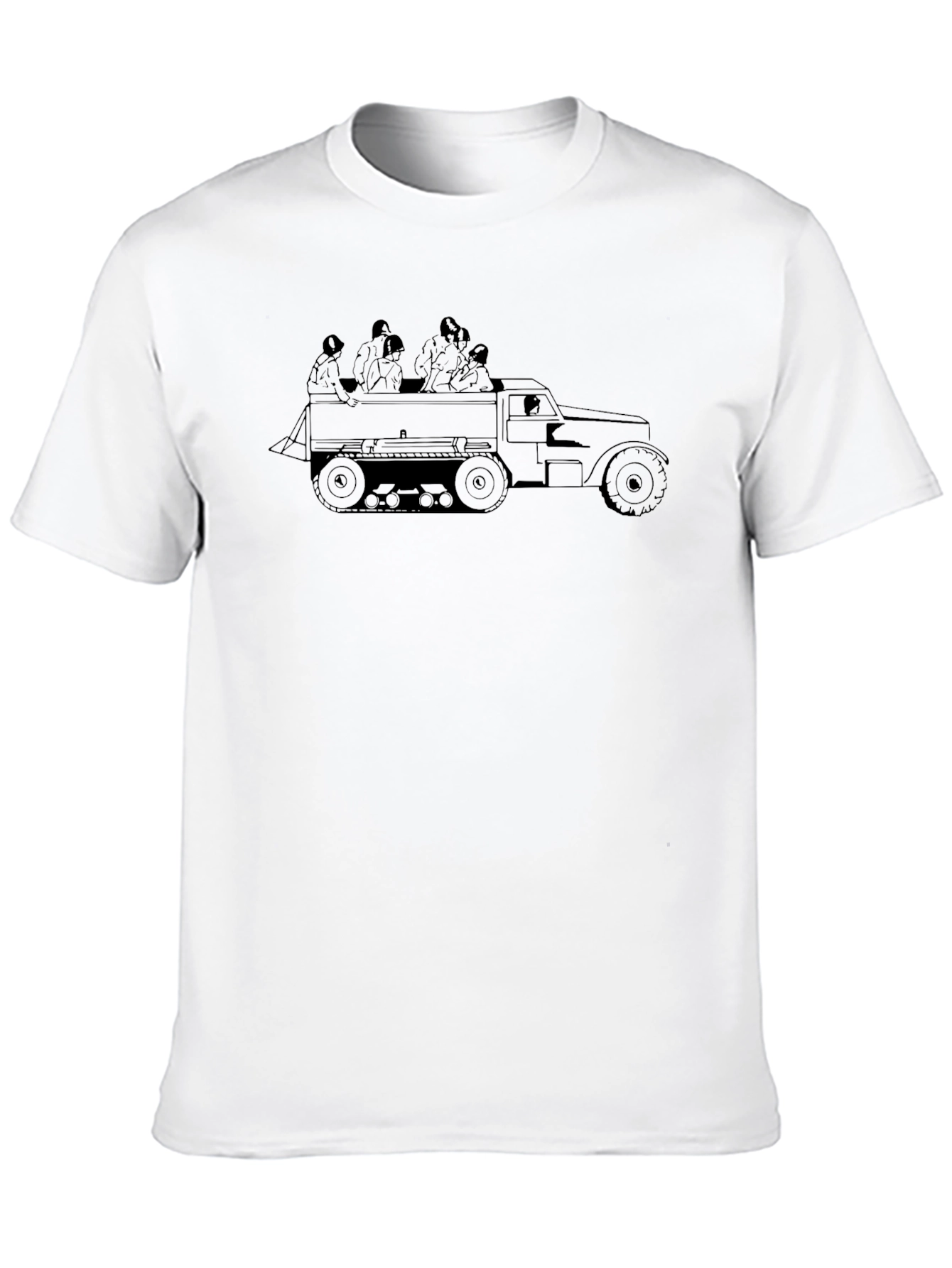 Military Vehicle Graphic T-Shirt