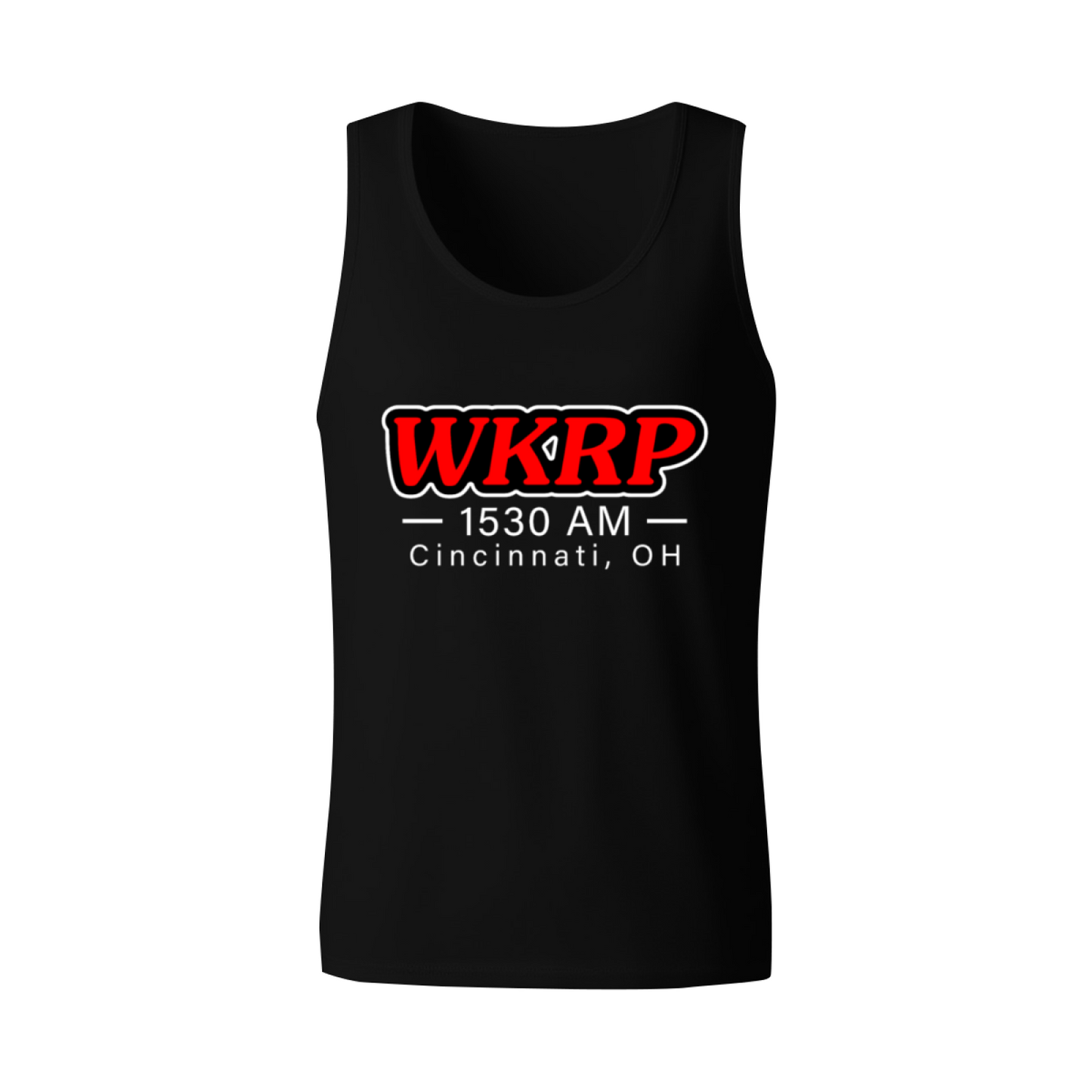 WKRP 1530 AM Cincinnati Vintage Radio Show Tank