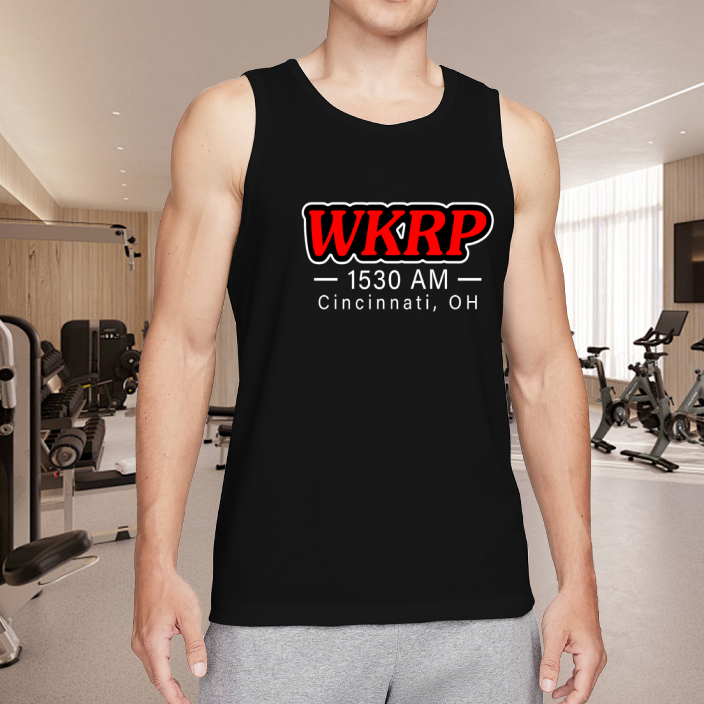 WKRP 1530 AM Cincinnati Vintage Radio Show Tank