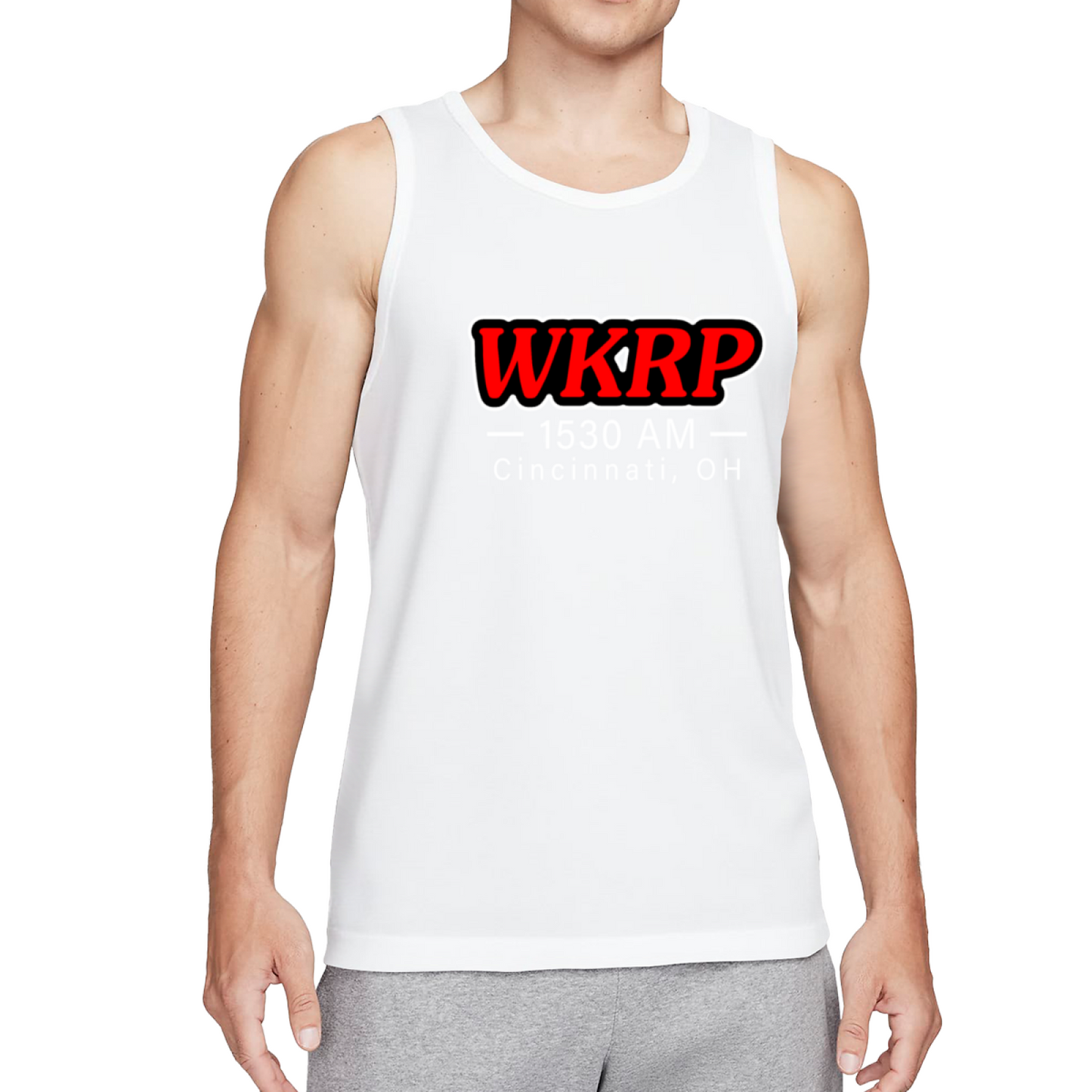 WKRP 1530 AM Cincinnati Vintage Radio Show Tank