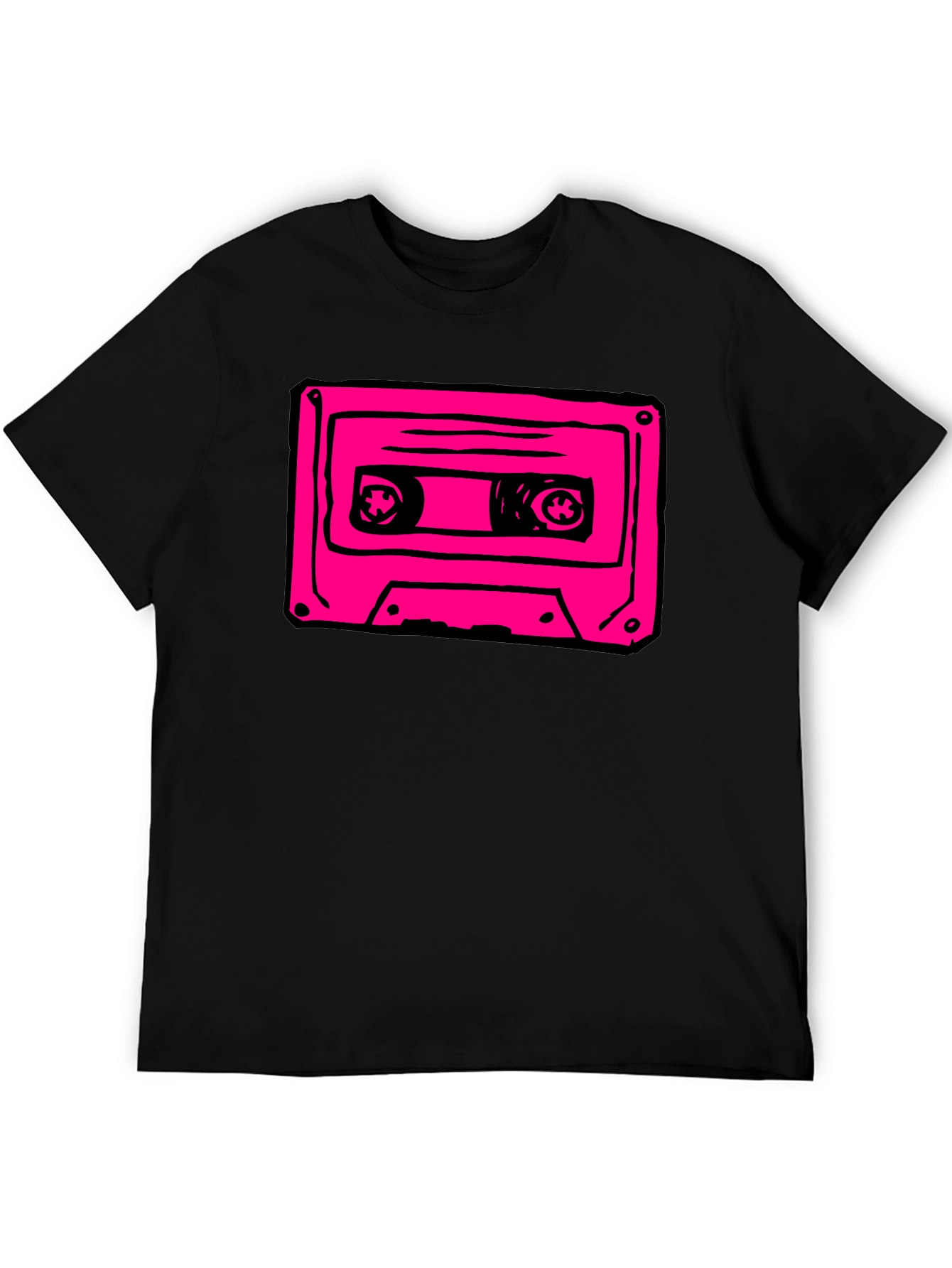 Retro Cassette Tape Graphic T-Shirt