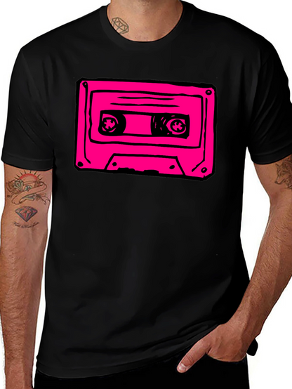 Retro Cassette Tape Graphic T-Shirt