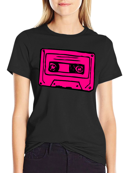 Retro Cassette Tape Graphic T-Shirt