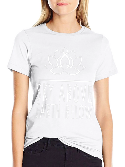 Sky Above Earth Below Graphic Tee - Black