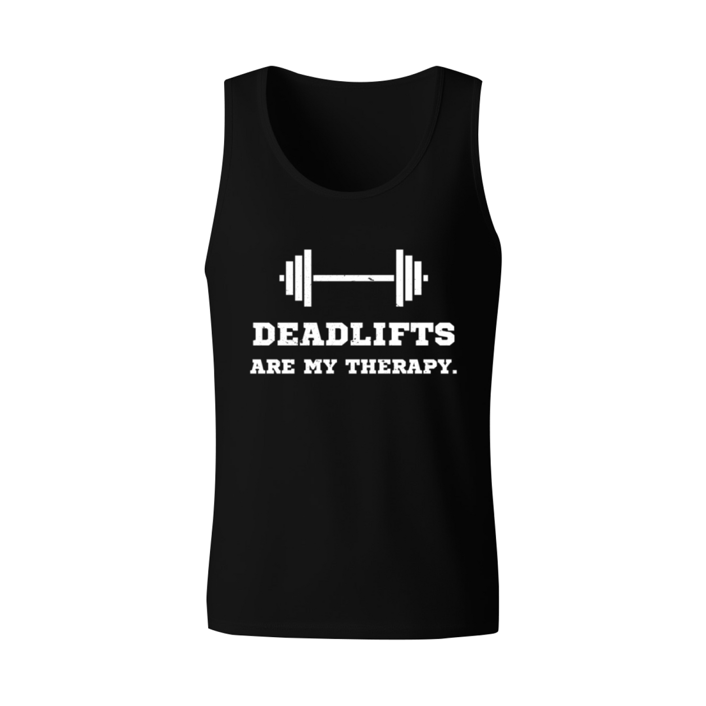 Deadlifts Are My Therapy Gym Muscle Tank Top