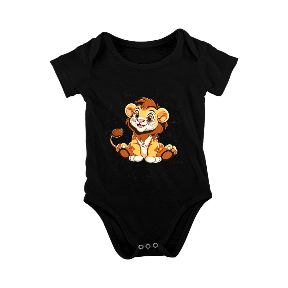 Cute Little Lion Roar Cartoon Baby Romper