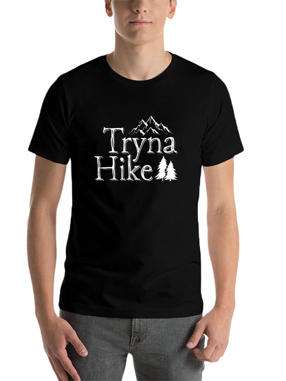 Tryna Hike Mountain T-Shirt - Nature Lover Tee