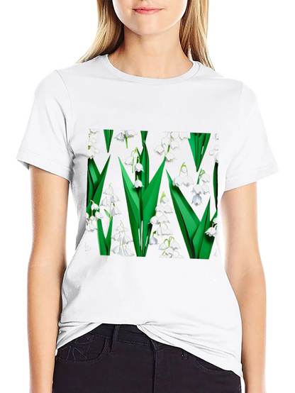 Floral Lily of the Valley Graphic Tee
