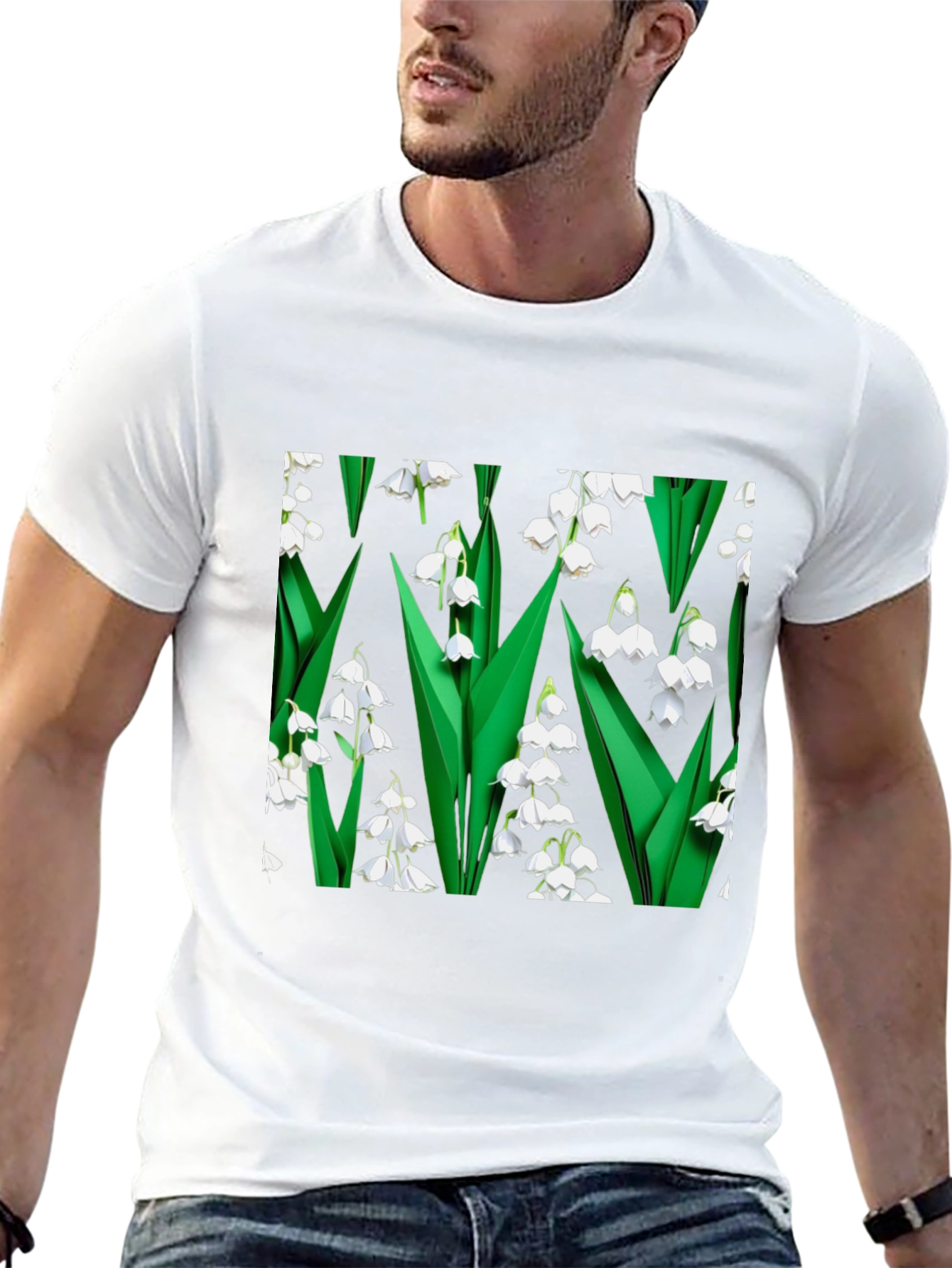 Floral Lily of the Valley Graphic Tee