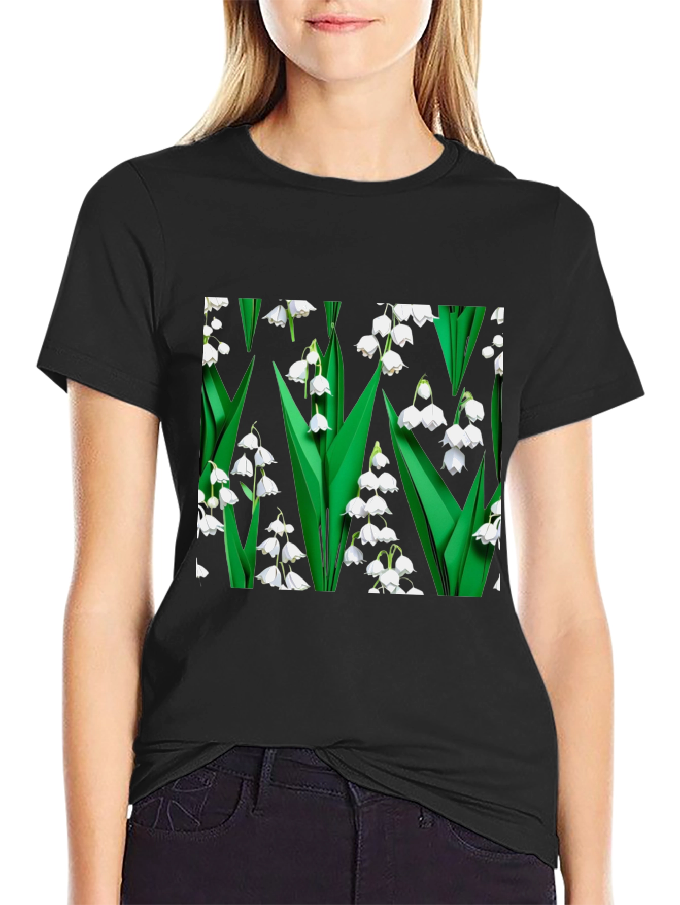 Floral Lily of the Valley Graphic Tee