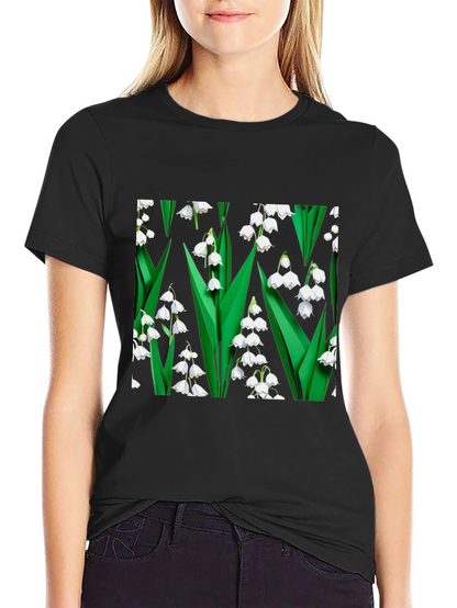 Floral Lily of the Valley Graphic Tee